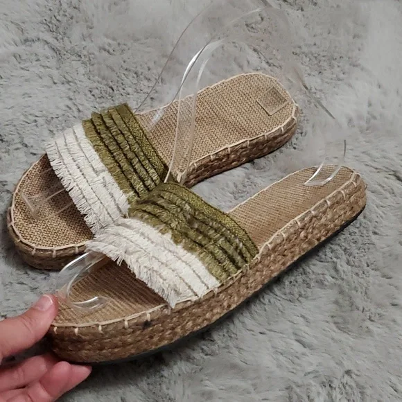 Boho espadrilles slip on sandals - Picture 3 of 11